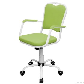 Кресло для медицинских учреждений КР09(1) (экокожа цвет светло-зеленый)