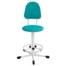 Кресло на винтовой опоре КР02 (экокожа цвет зеленый)