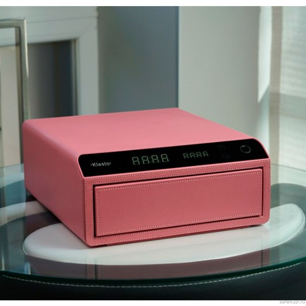 Сейф-шкатулка Smart JS1 пудровый розовый (155x360x410 мм)