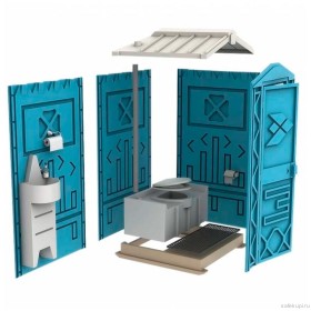 Мобильная туалетная кабина Люкс EcoStyle