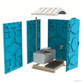 Мобильная туалетная кабина Эконом EcoGR