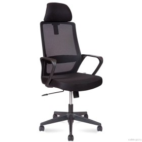 Кресло офисное Pino Black ткань/сетка