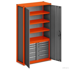 Шкаф инструментальный WORK ST 7 цвет оранжевый