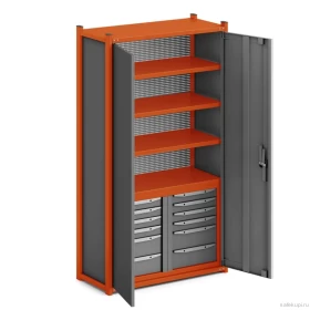Шкаф инструментальный WORK ST 8 цвет оранжевый