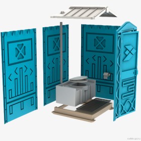 Мобильная туалетная кабина EcoStyle