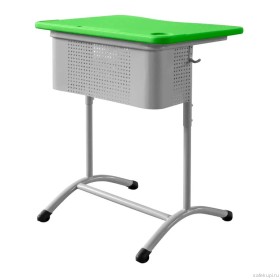 Школьный стол одноместный ШСТ13 цвет зеленый