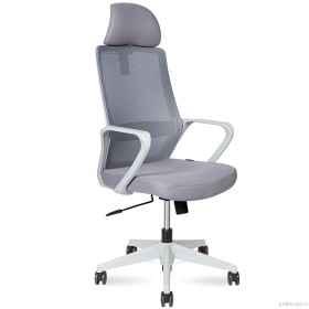 Кресло офисное Pino Grey ткань/сетка