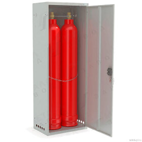 Шкаф для двух газовых баллонов на 40 л ШГР 40-02