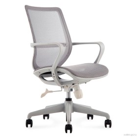 Кресло для персонала Гэлакси gray LB ткань/сетка