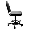 Кресло на винтовой опоре КР15 (экокожа цвет черный)