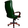 Кресло руководителя Боттичелли кожа (цвет зеленый)