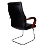 Кресло офисное Боттичелли CF (кожа цвет черный)