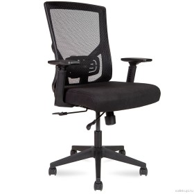 Кресло офисное Гарда LB Black сетка/ткань