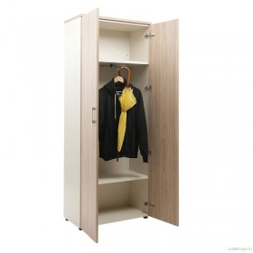 Шкаф офисный для одежды NW 2080L (вяз натуральный/бежевый) 203x80x42 см