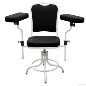 Кресло для забора крови ДР02 (цвет черный)