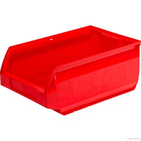 Ящик пластиковый (350х230х150 мм) 12 л 5003 (цвет красный)
