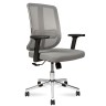 Кресло офисное Tema Сhrome LB Grey сетка/ткань