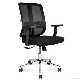 Кресло офисное Tema Сhrome 2D LB Black сетка/ткань