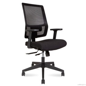 Кресло офисное Techo LB Black сетка/ткань