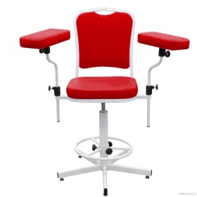 Кресло для взятия крови ДР03(1) цвет красный