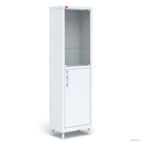 Шкаф медицинский для медикаментов М1 165.57.32 C (1655х570х320 мм)