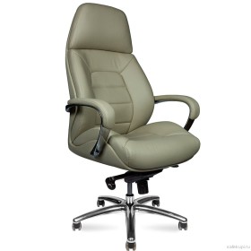 Кресло для руководителя Porsche Light  Gray Leather кожа