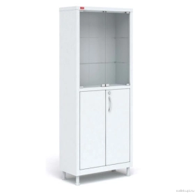 Шкаф медицинский двухсекционный М2 175.80.40 С