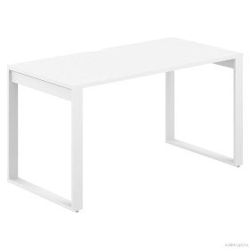 Стол офисный Allegro 1400х700х750 (МК белый / столешница (V с вырезом) цвет белый)