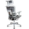 Кресло для руководителя Kron Aluminium Grey сетка