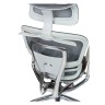 Кресло для руководителя Kron Aluminium Grey сетка