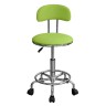 Стул-кресло лабораторное КР04 (экокожа цвет светло зеленый)