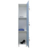 Шкаф для раздевалок ЛДСП WL 13-40 (голубой/белый)
