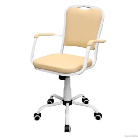 Кресло для медицинских учреждений КР09(1) (экокожа цвет кремовый)