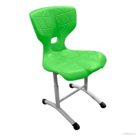 Школьный стул ШС10 единая сиденьеспинка (цвет зеленый)