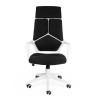 Кресло офисное IQ Black (каркас белый, ткань)