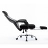 Кресло офисное 007 NEW Black (выдвижная опора для ног)