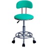 Стул-кресло лабораторное КР04 (экокожа цвет зеленый)