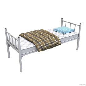 Комплект Вахтовик-1 (1900×800 мм): кровать, пружинный матрас, подушка, одеяло