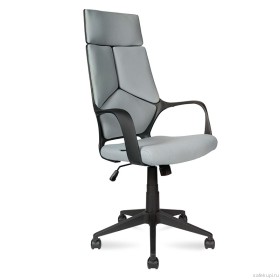 Кресло офисное IQ Grey (каркас черный, ткань)