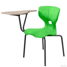 Школьный стул ШС12 с пюпитром (цвет зеленый)