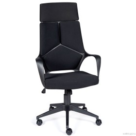 Кресло офисное IQ Black (каркас черный, ткань)
