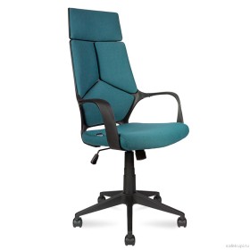 Кресло офисное IQ Blue (каркас черный, ткань)