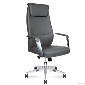 Кресло для руководителя Davos Grey экокожа
