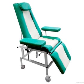 Кресло-кушетка К03 на колесах (цвет зеленый)