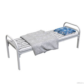 Комплект: кровать, матрас, подушка, одеяло (Строитель-1)