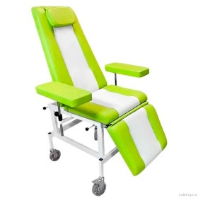 Кресло-кушетка К03 на колесах (цвет светло-зеленый)