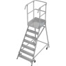 Односторонняя передвижная лестница с платформой Stabilo 1х7 821171