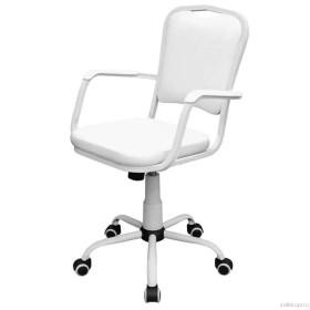 Кресло для медицинских учреждений КР09(1) (экокожа цвет белый)