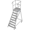 Односторонняя передвижная лестница с платформой Stabilo 1х8 821188