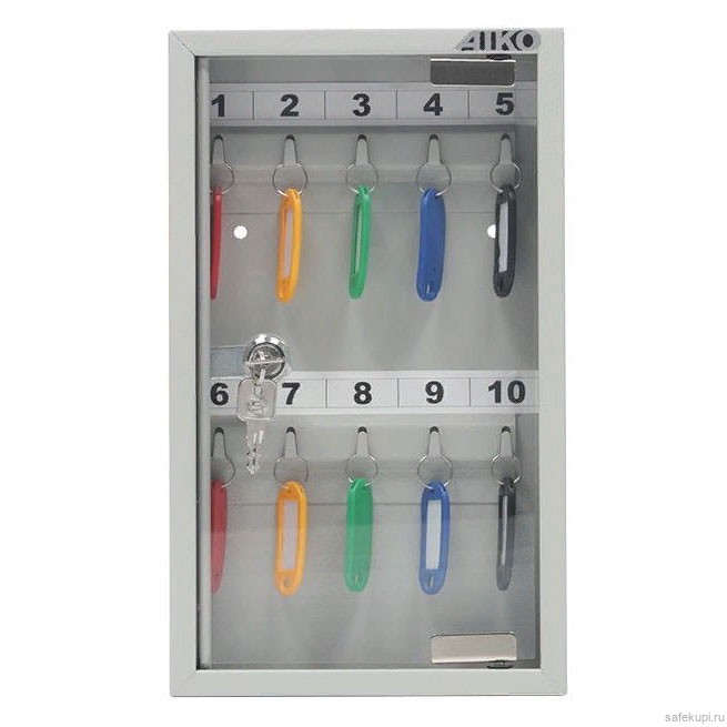Ключница со стеклянной дверцей на 10 ключей KEY-10 G